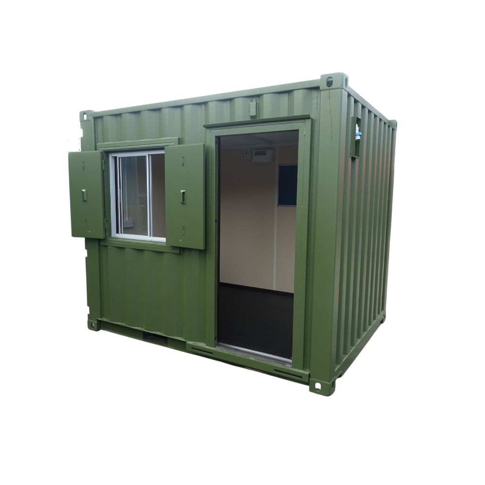 Container aménagé 10 pieds – Bureau ou Bar 2