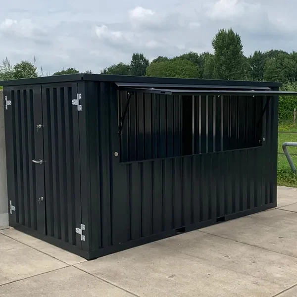 Container maritime 20 pieds aménagé – usage café  bar snack 6