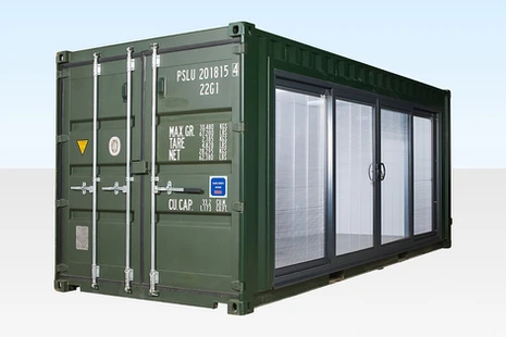 Container maritime 20 pieds aménagé – usage café  bar snack 9