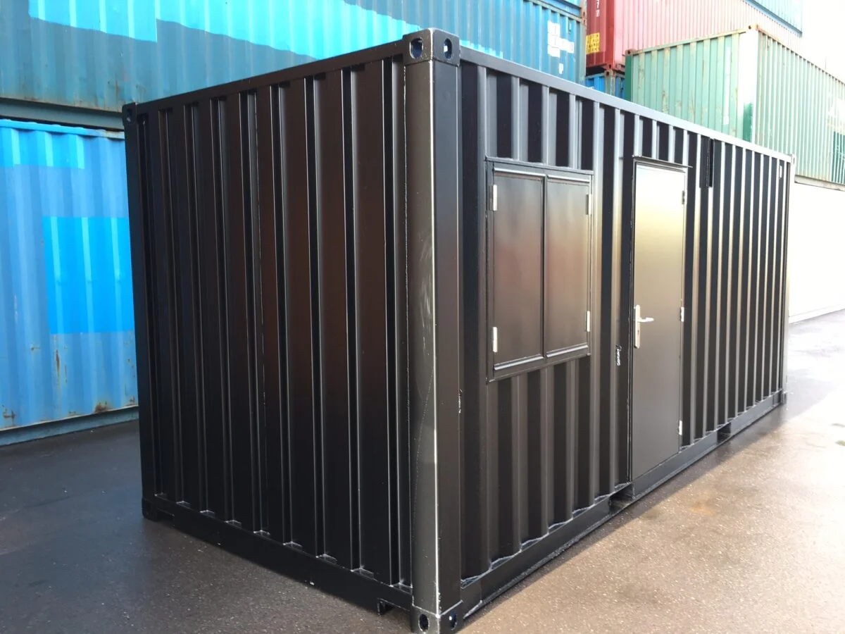 Container maritime 20 pieds aménagé – usage café  bar snack 11