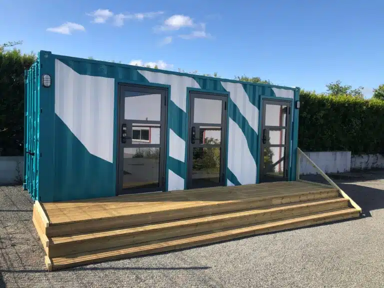 Container maritime 20 pieds aménagé – usage café  bar snack 12