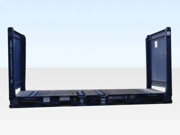Container maritime 20 pieds Flat Rack d’occasion