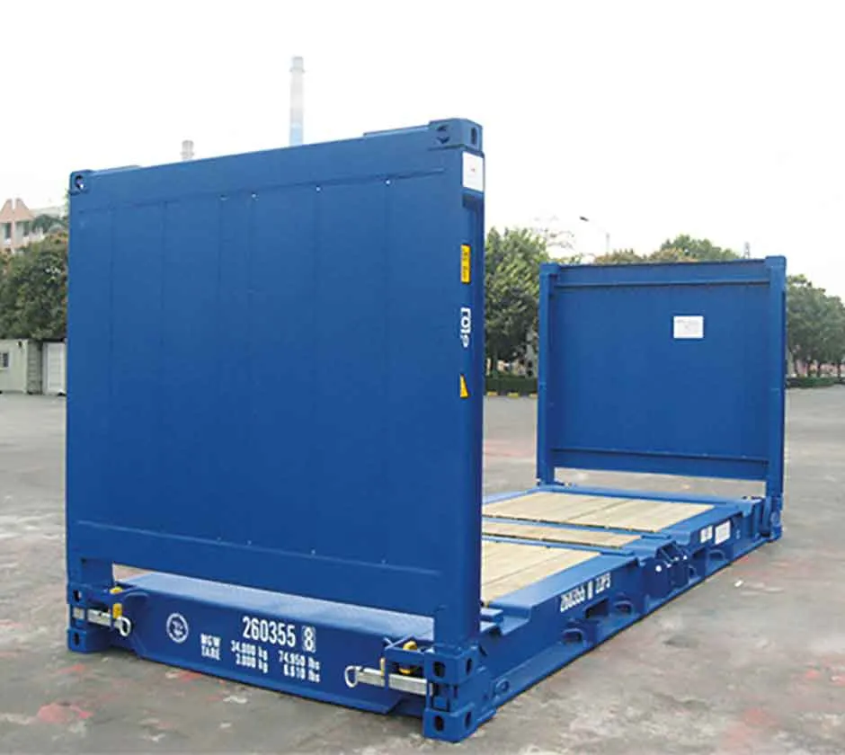 Container maritime 20 pieds Flat Rack d’occasion 3