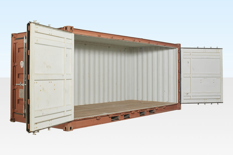Container maritime 20 pieds Open Side d’occasion 4