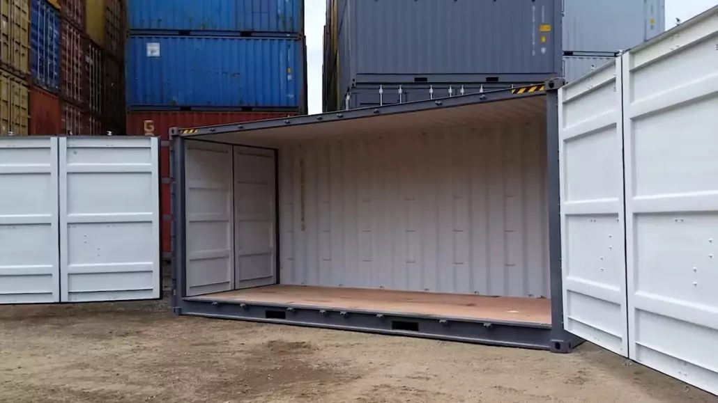 Container maritime 20 pieds Open Side d’occasion 7