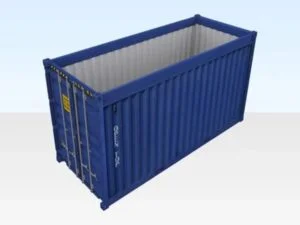 Container maritime 20 pieds Open Side d’occasion 9