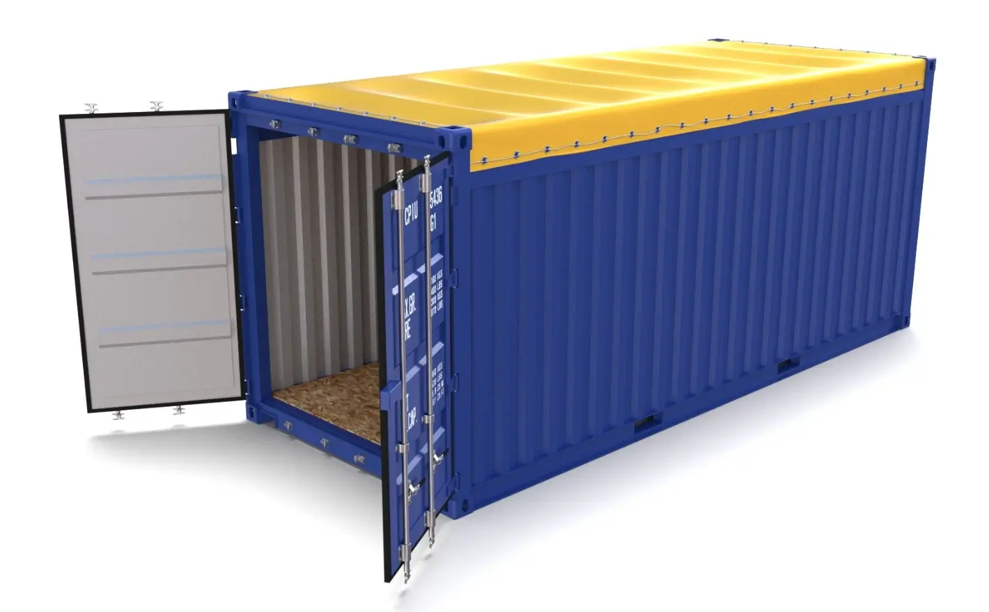 Container maritime 20 pieds Open Top d’occasion 10