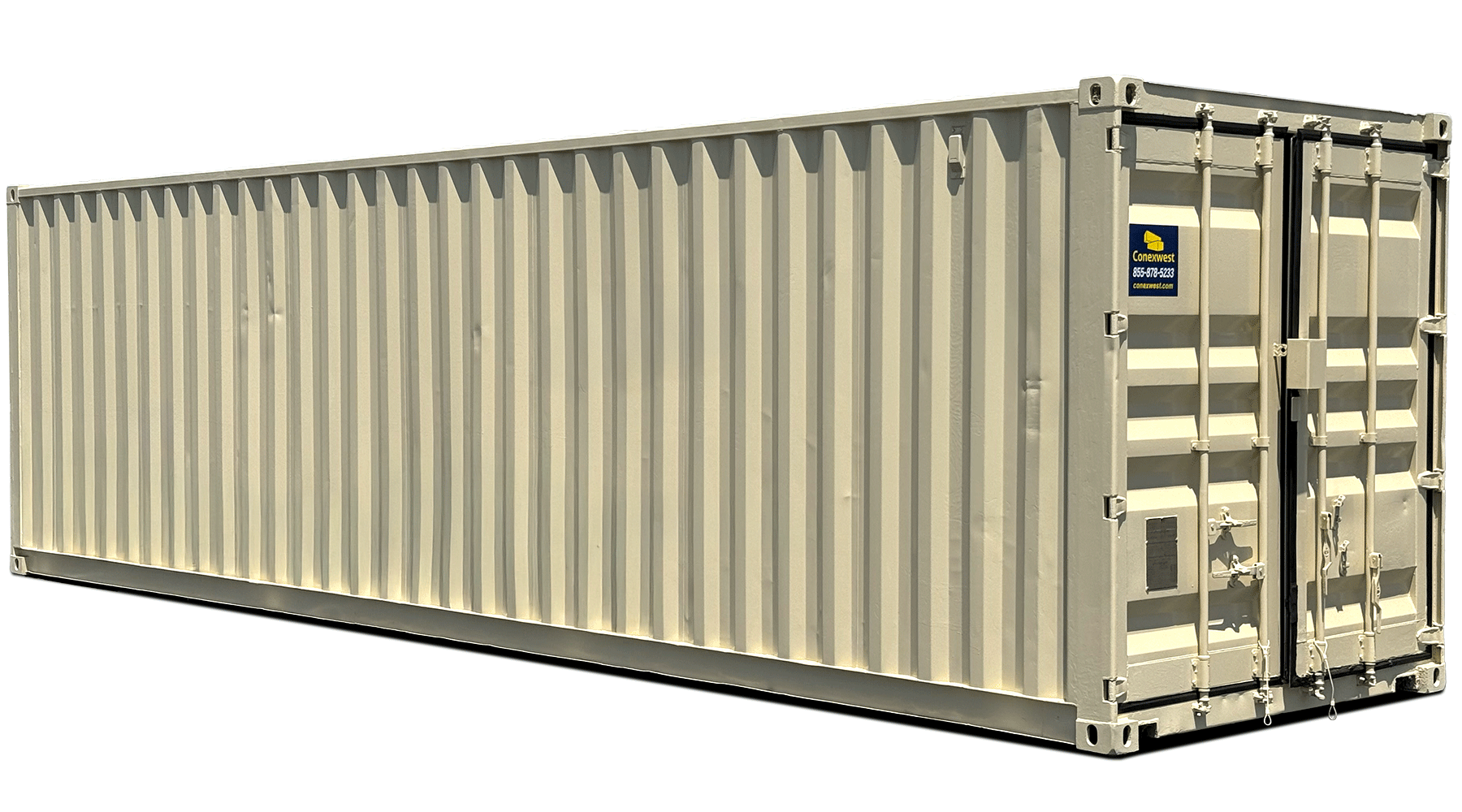 Container maritime 30 pieds d’occasion avec porte sectionnelle 5