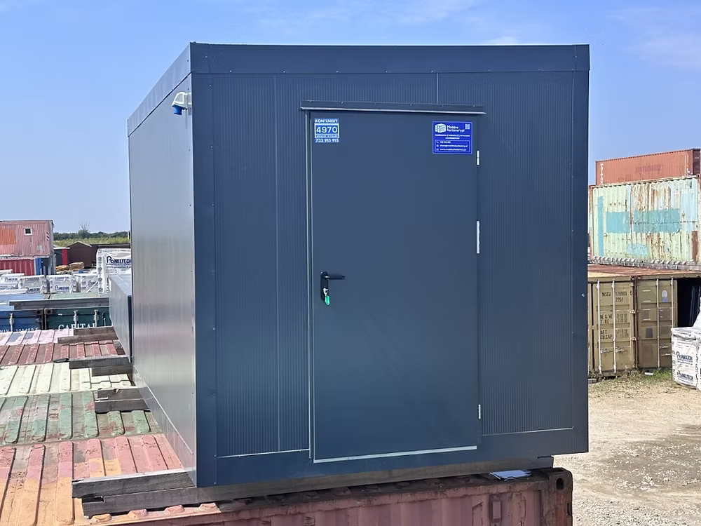 Conteneur Bureau 2,5×4 m – Pavillon de Sécurité Loge Gardien 2