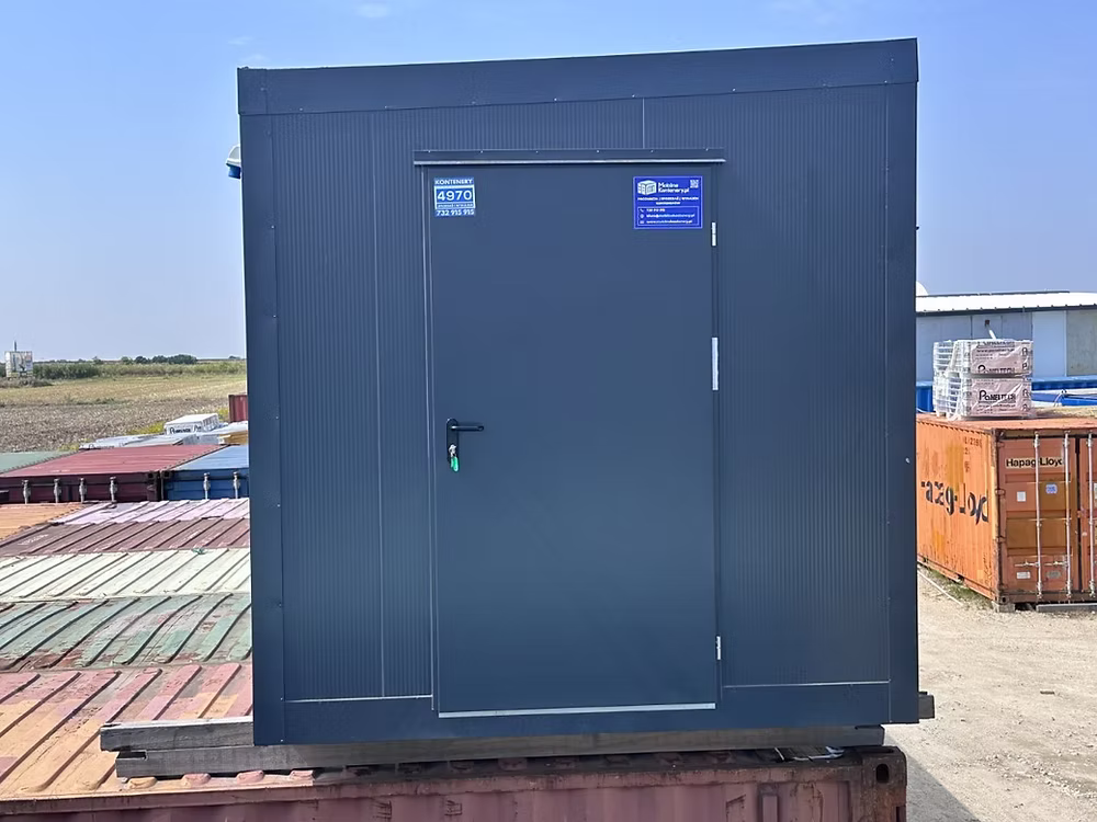Conteneur Bureau 2,5×4 m – Pavillon de Sécurité Loge Gardien 6