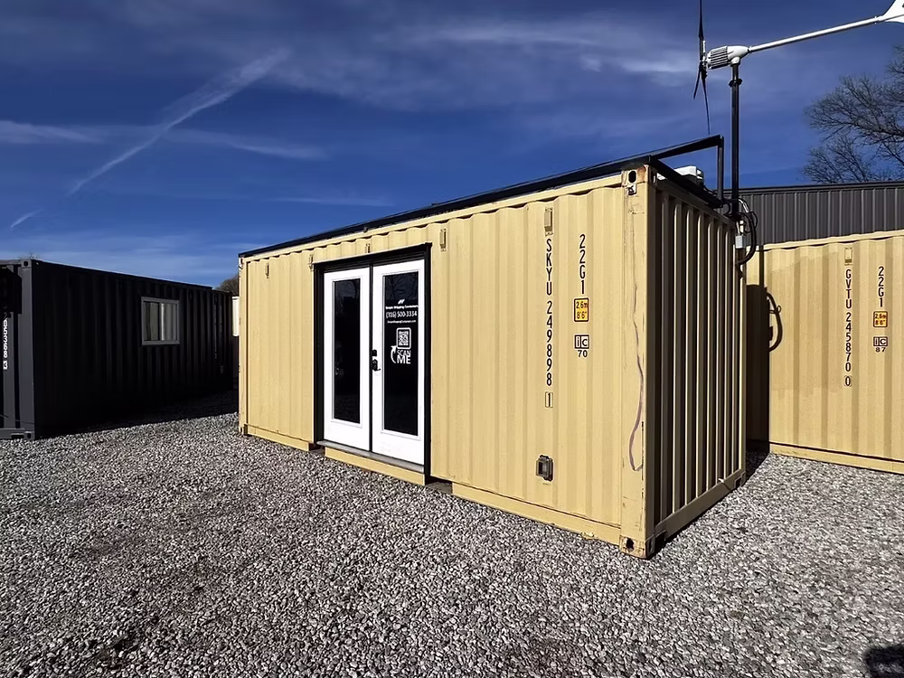 Conteneur Bureau 20 Pieds avec Installation Solaire 2