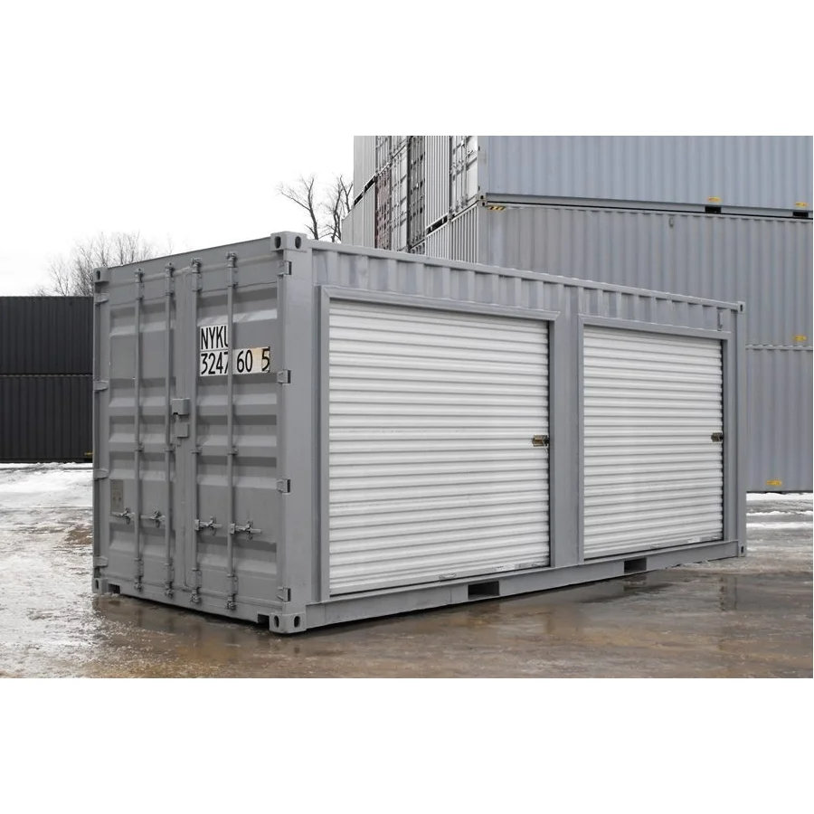 Conteneur de stockage 20 pieds avec portes roulantes 2