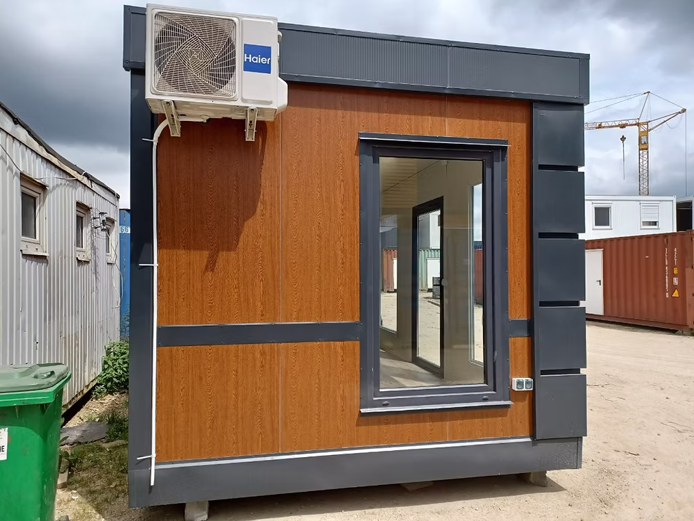 Pavillon modulaire 3×6 Open Space avec système de climatisation 4