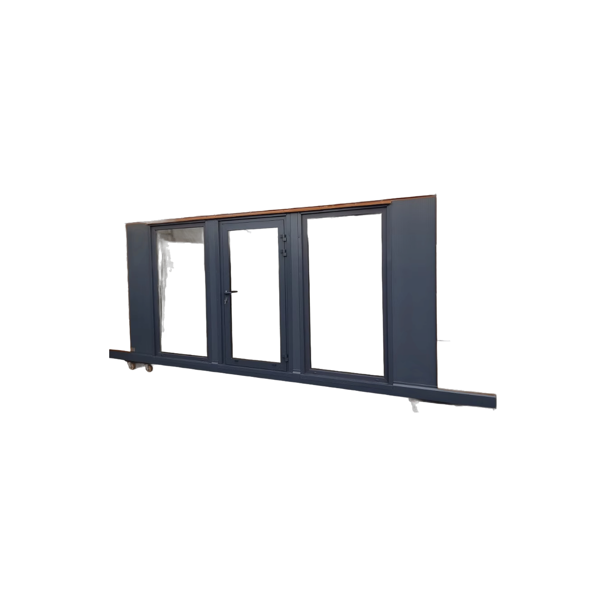 Bureau modulaire équipé 18 m² avec toilettes intégrées