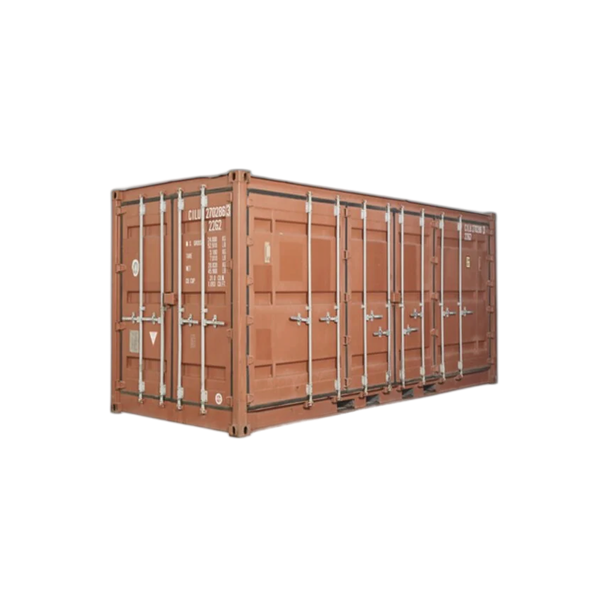 Container maritime 20 pieds Open Side d’occasion