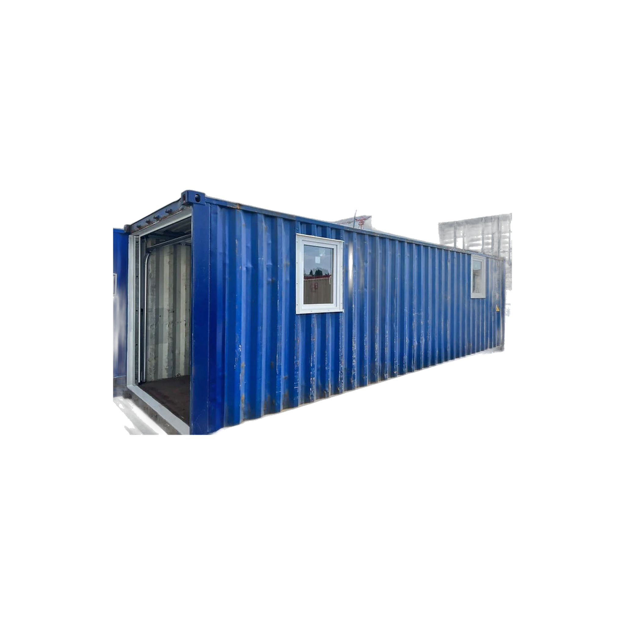 Container maritime 30 pieds d’occasion avec porte sectionnelle