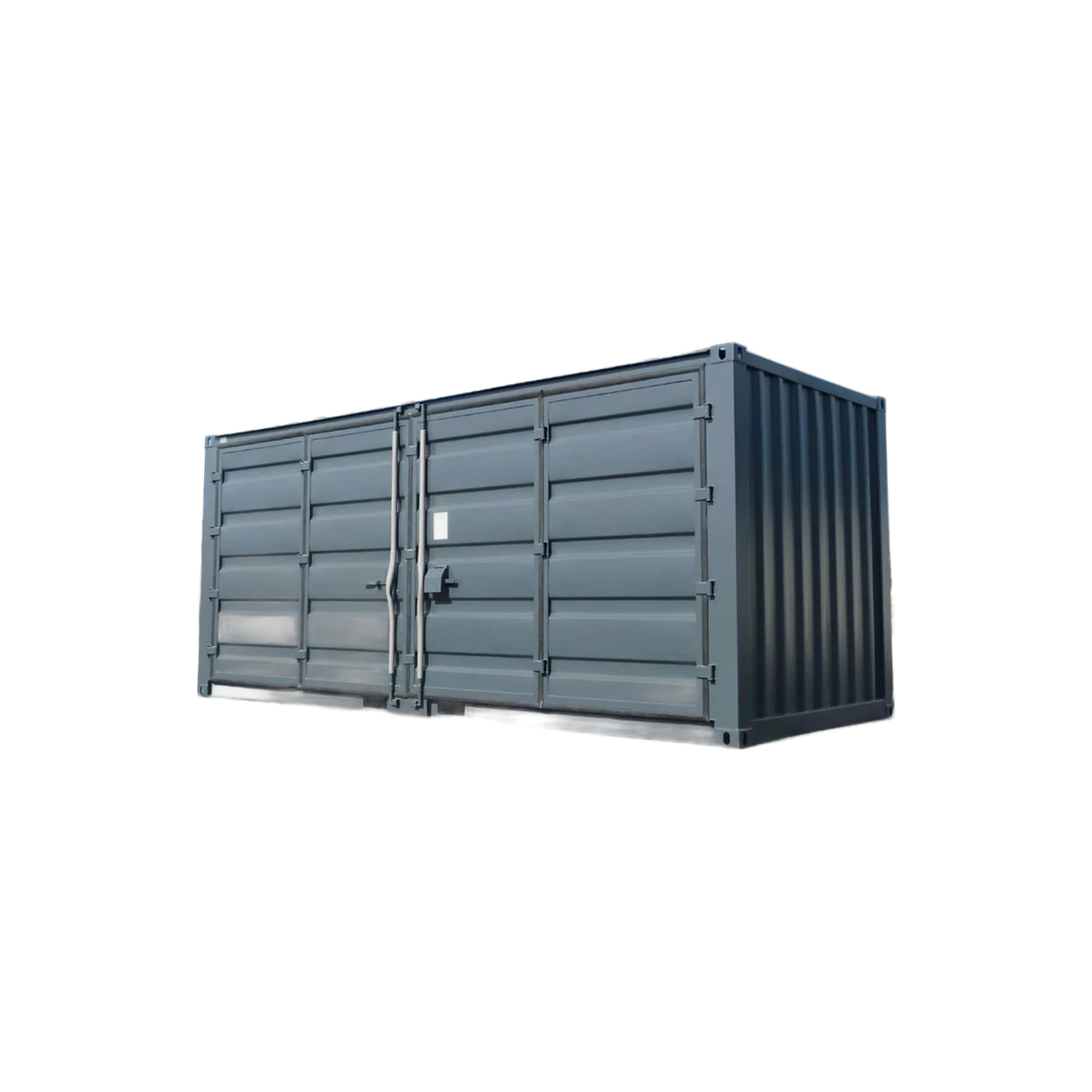 Container Open Side 20 pieds noir – Accès latéral intégral