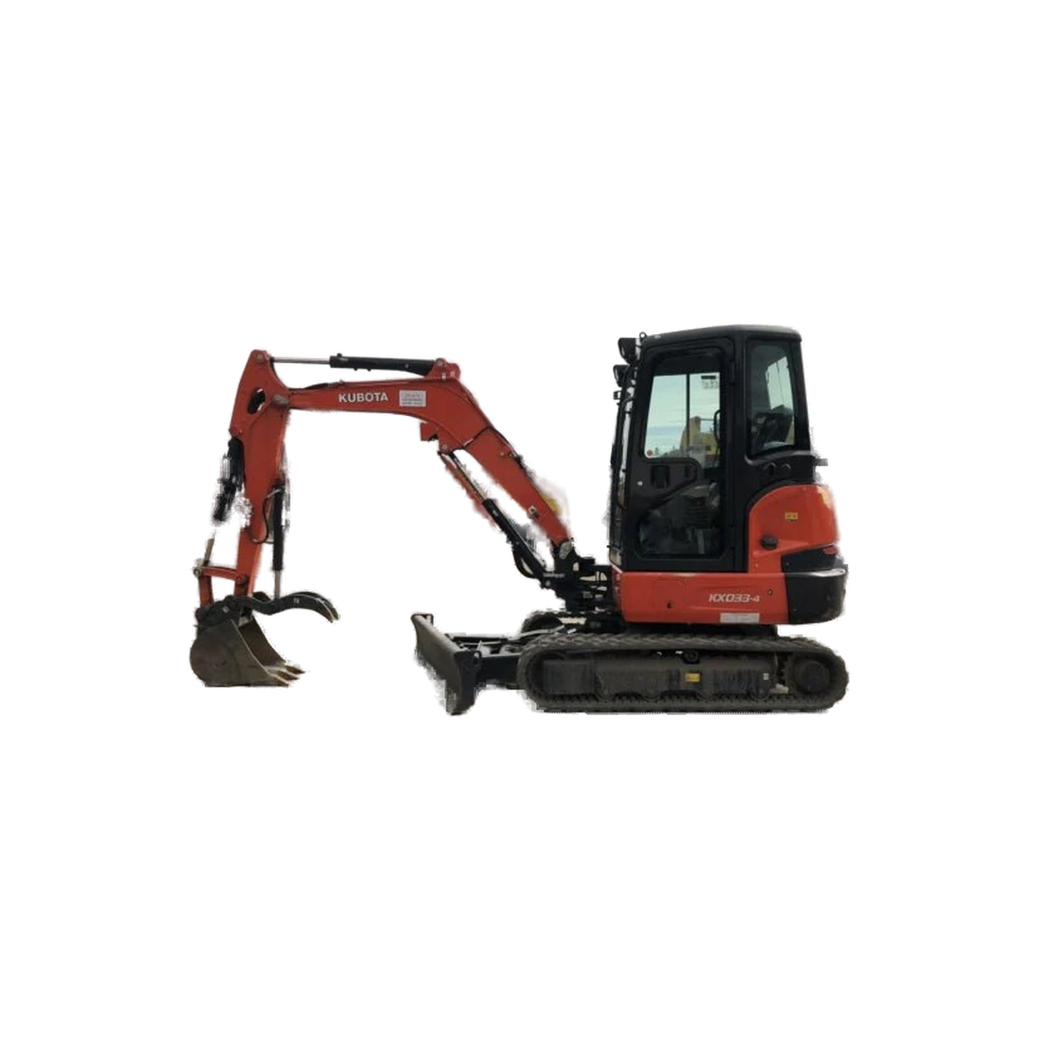 Kubota KX033-4 – Mini-pelle avec cabine climatisée – Occasion 2017 – Matériel BTP révisé