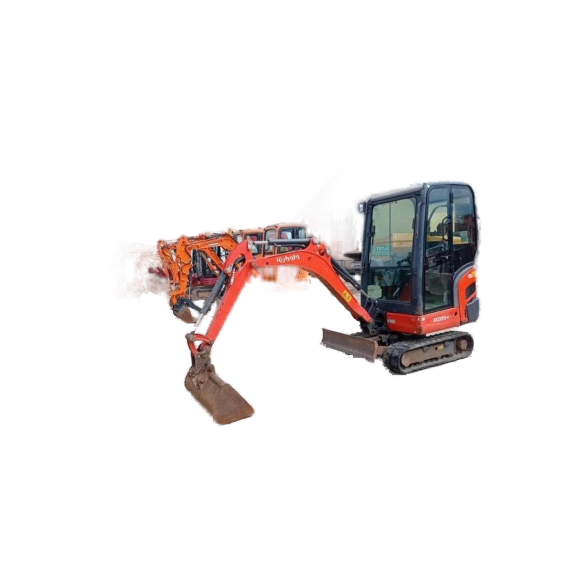 Kubota KX015-4 – Mini-pelle avec cabine – Occasion 2016 – Matériel BTP révisé