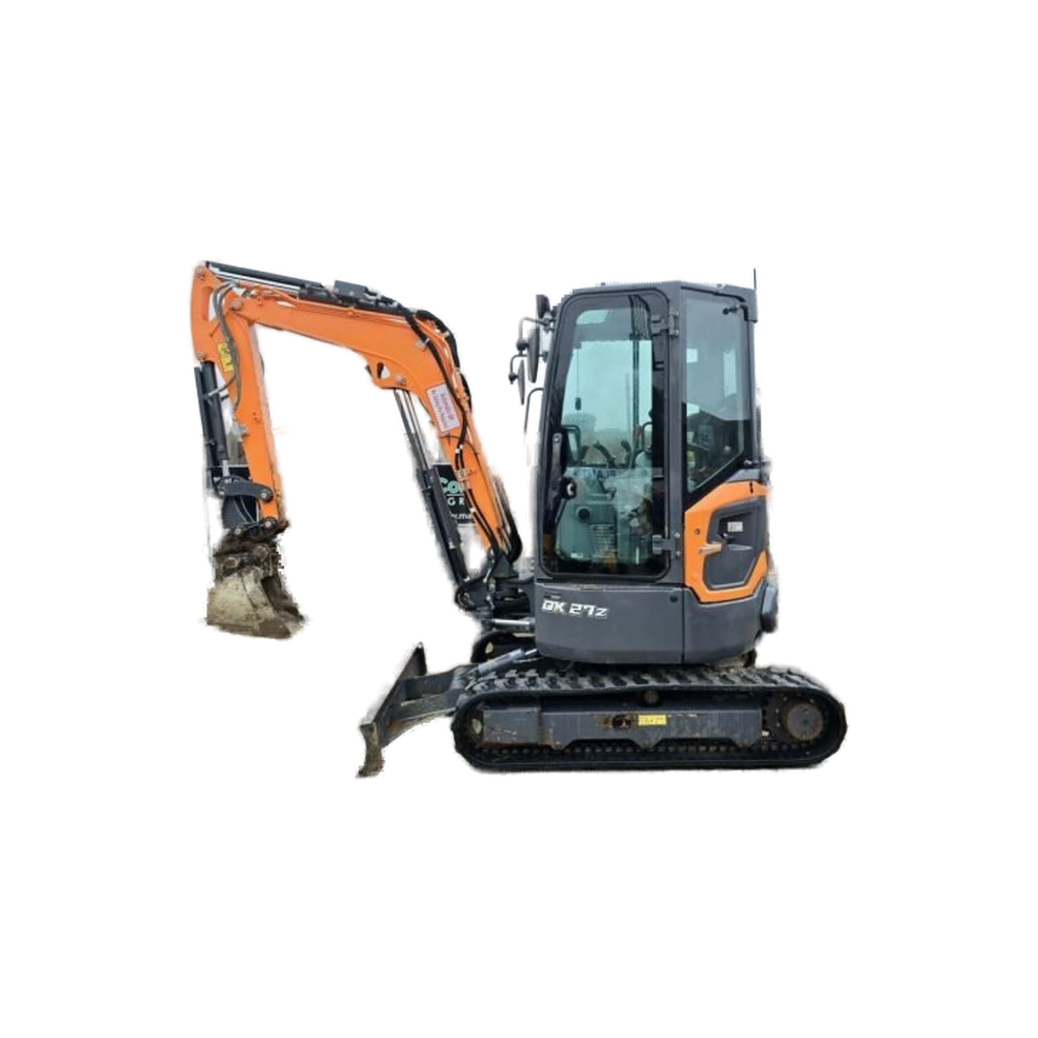 Doosan DX27Z-7 – Mini-pelle 2,7 T- compacte et polyvalente – Occasion 2022 – Matériel BTP révisé