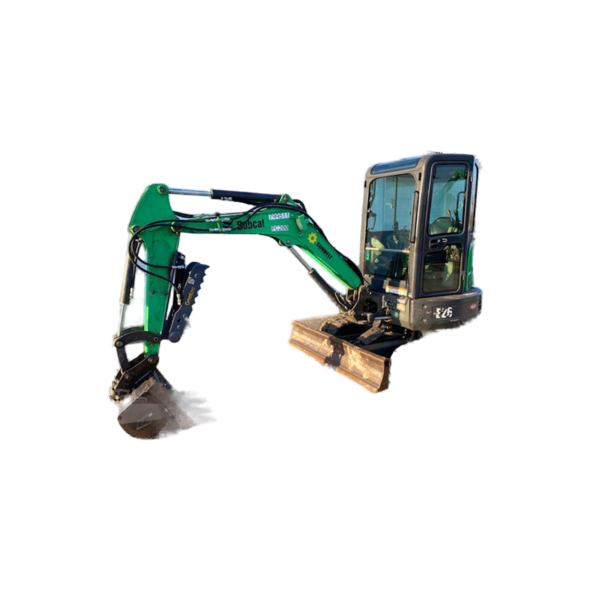 Mini-pelle Bobcat E26 – 2,5 t – Compacte – Occasion 2015 – Matériel BTP révisé