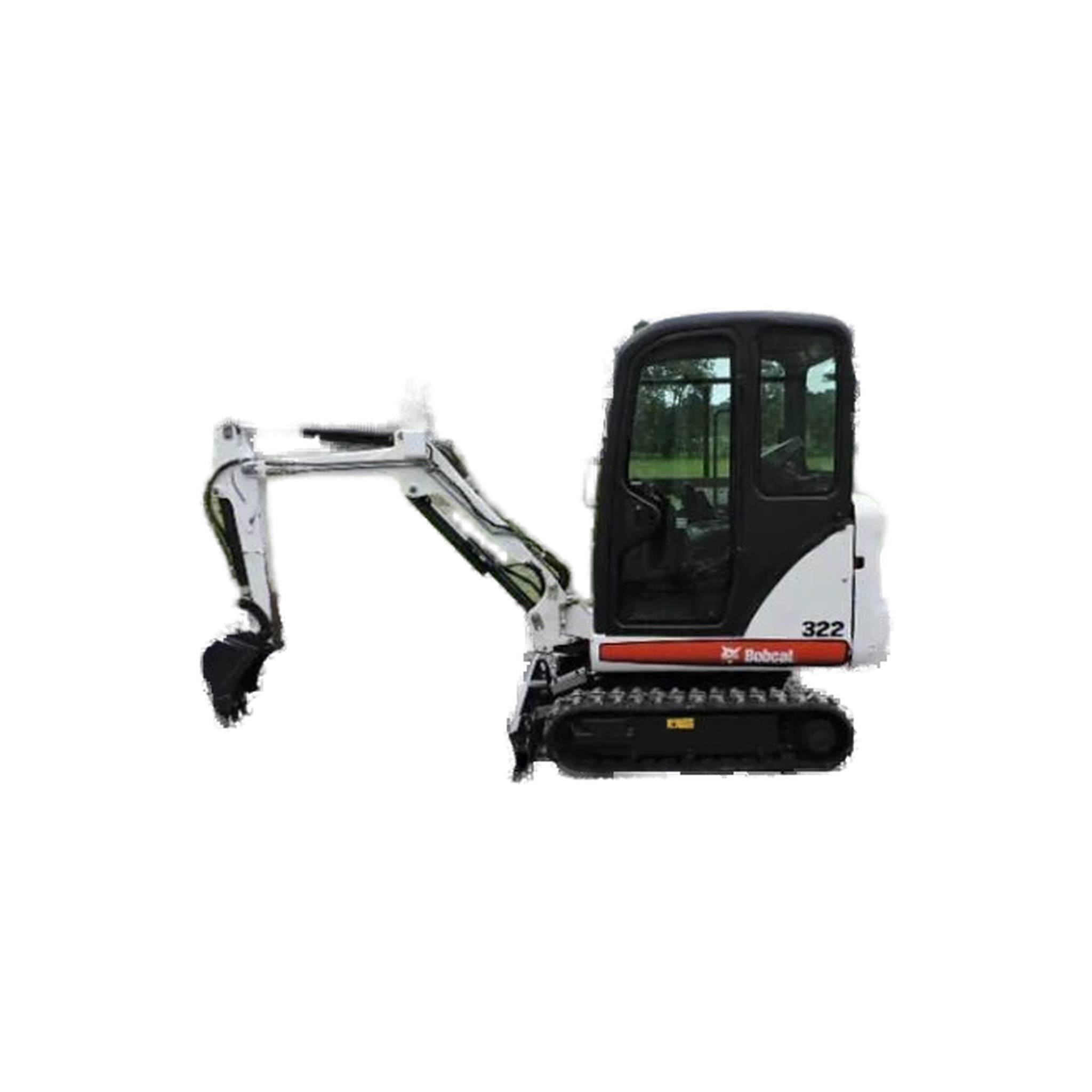 Bobcat 322G+ 3 Godets-Mini pelle 1,6 t avec cabine