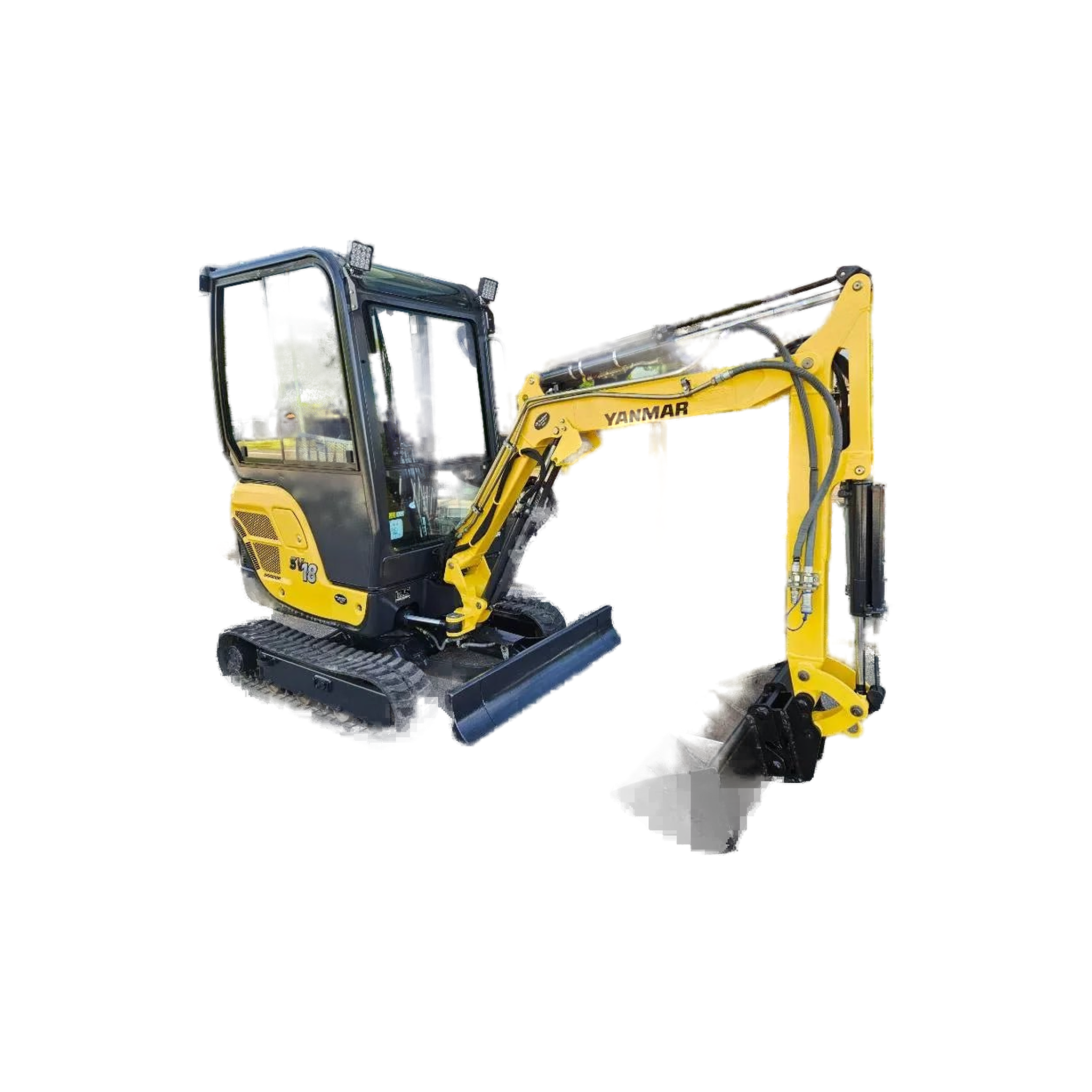 Mini-pelle Yanmar SV18 – 1,9 t – Compacte – Occasion 2021 – Matériel BTP révisé