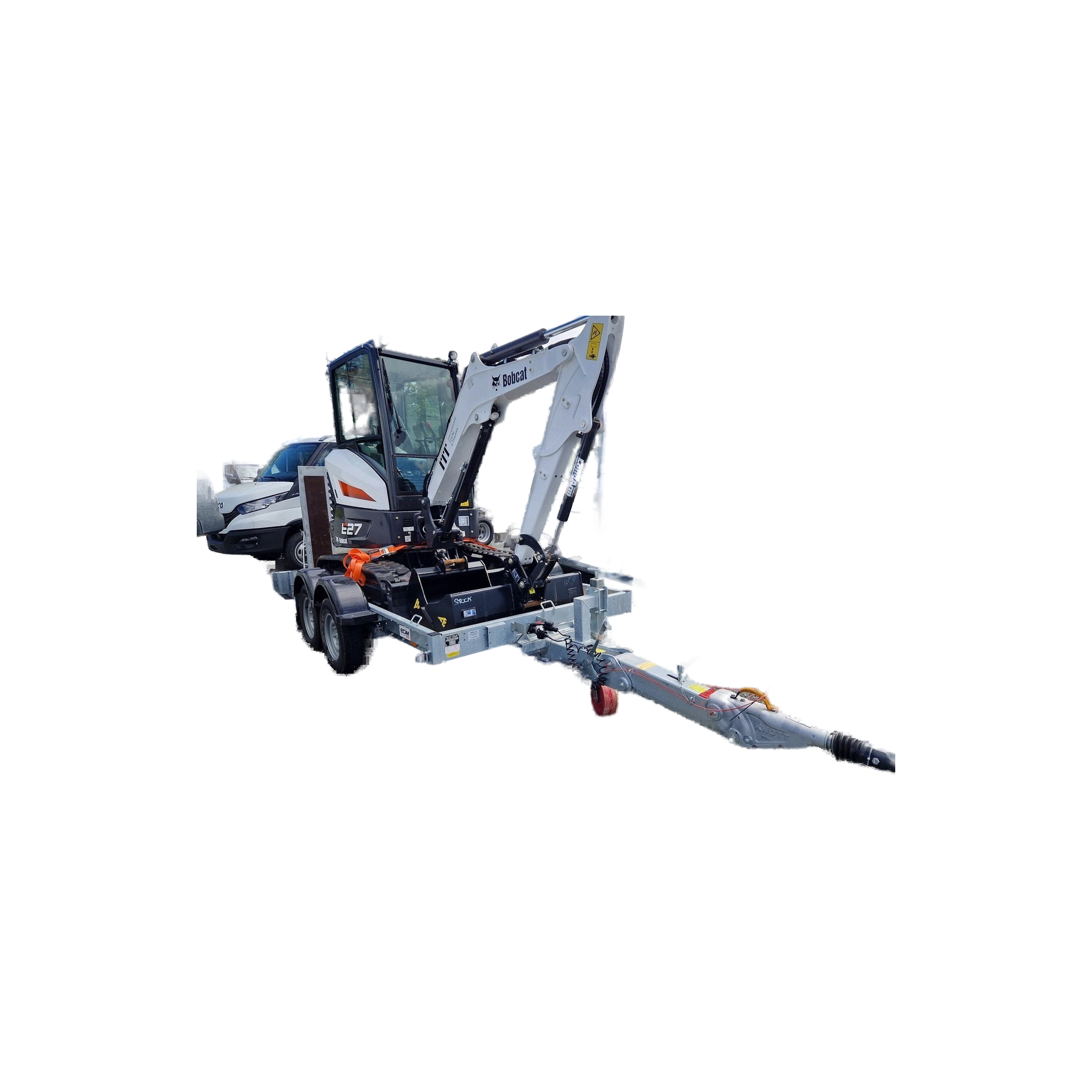 Bobcat E27Z + Remorque ECIM 3,5 t
