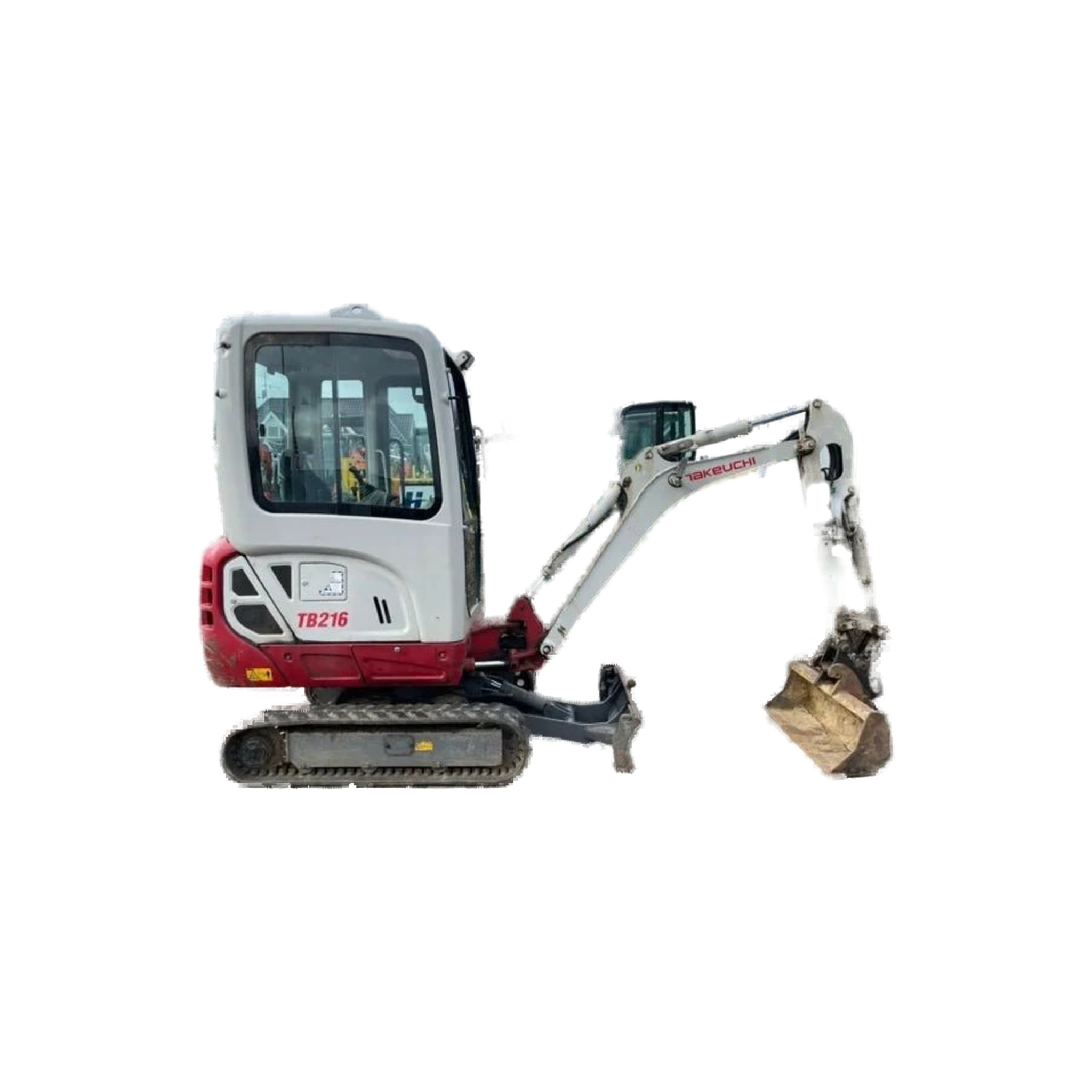 Takeuchi TB216+2 Godets-Mini-pelle 1,8T – Occasion 2015 – Matériel BTP révisé