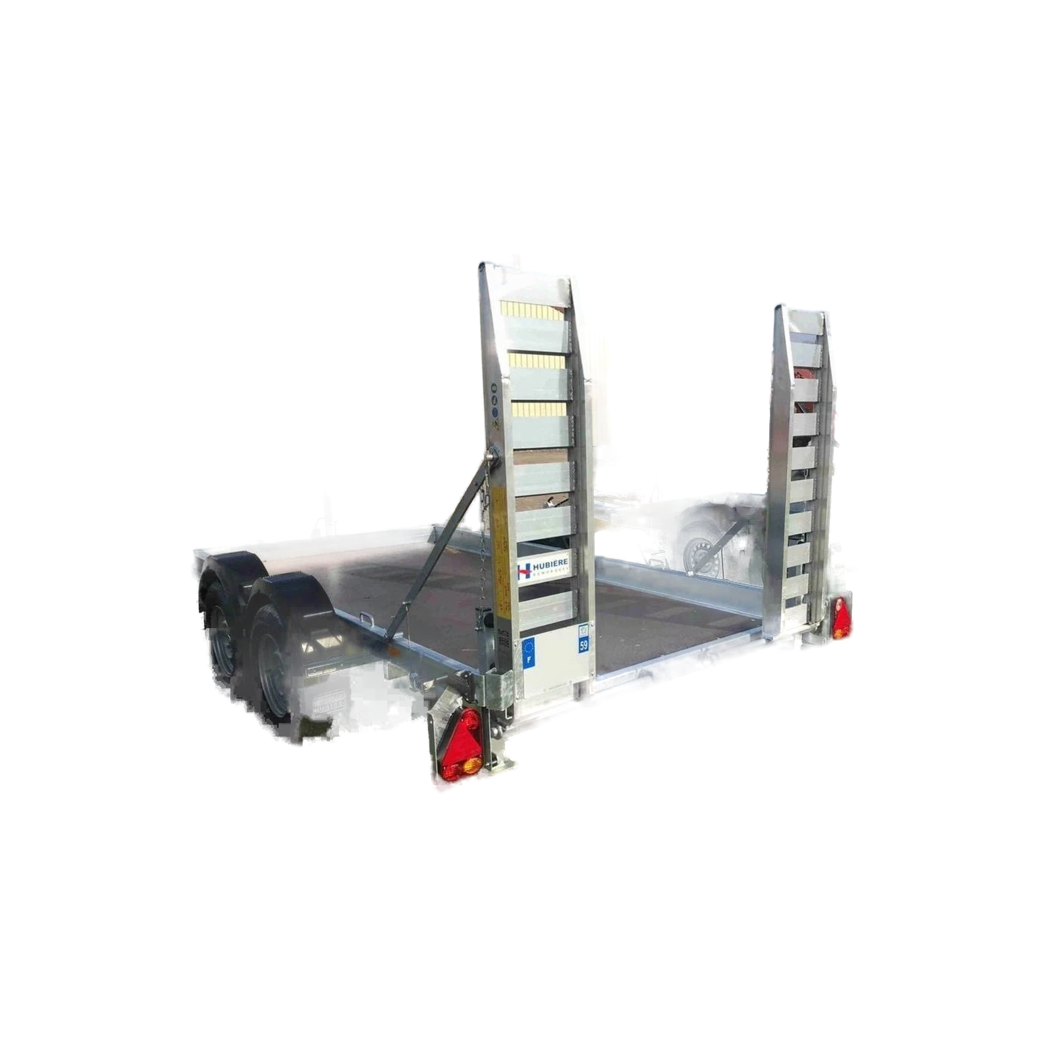 Remorque porte-engins HUBIERE TPG 3502 35 – 3,5 Tonnes