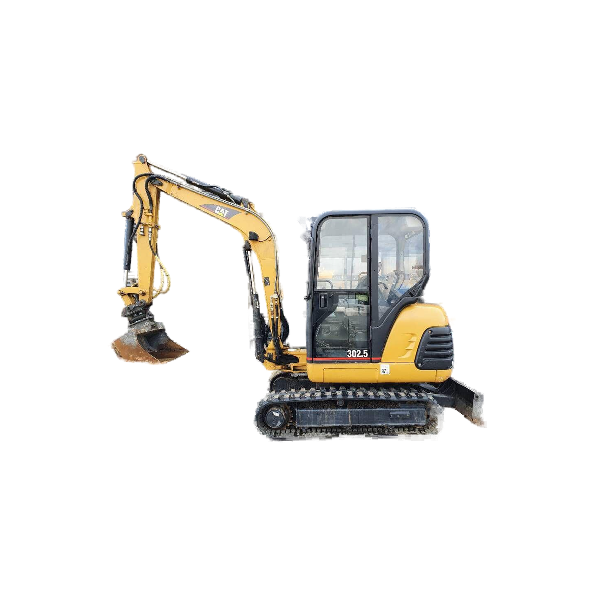 Mini-pelle Caterpillar 302.5 – Fiabilité et performances