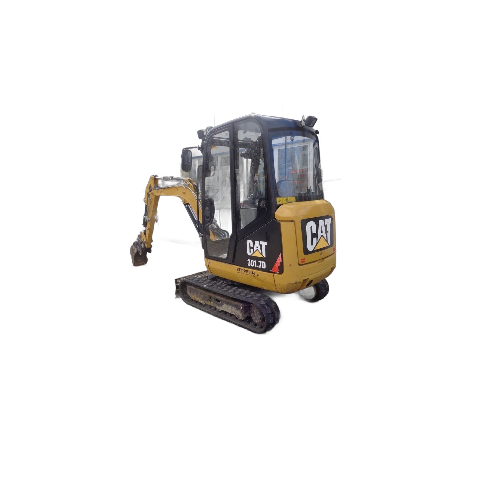 Caterpillar 301.7D – Mini-pelle sur chenilles – Occasion – 2017 – 2694 h – 1 977 kg – 13,4 kW 14