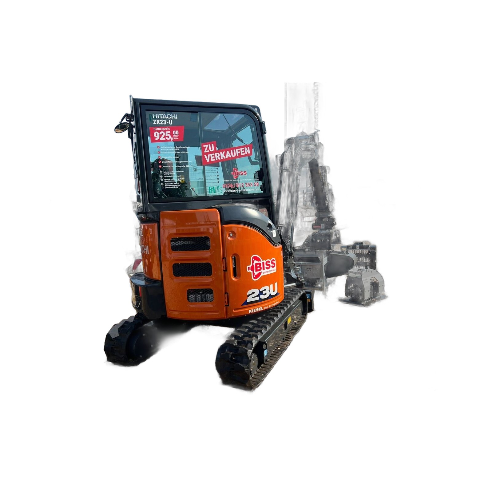 Hitachi KETG 23U-6 MTC – Mini-pelle sur chenilles – Occasion – 2026 – Environ 2 300 kg 3