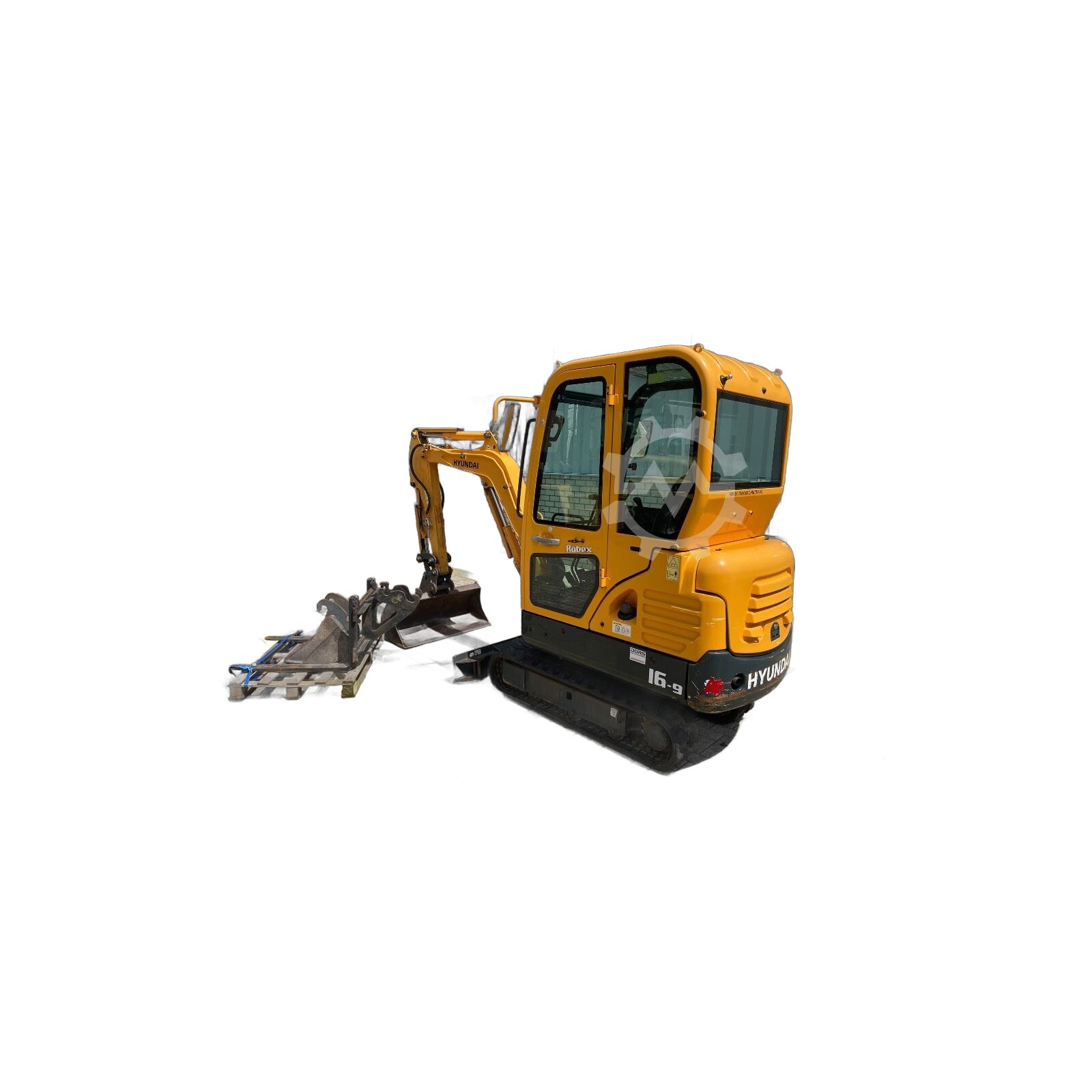Hyundai Robex 16-9 – Mini-pelle sur chenilles – Occasion – 2015 – 1687 h – 1 820 kg 11