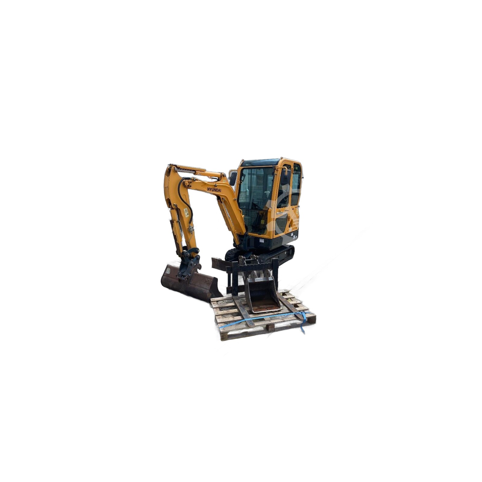 Hyundai Robex 16-9 – Mini-pelle sur chenilles – Occasion – 2015 – 1687 h – 1 820 kg