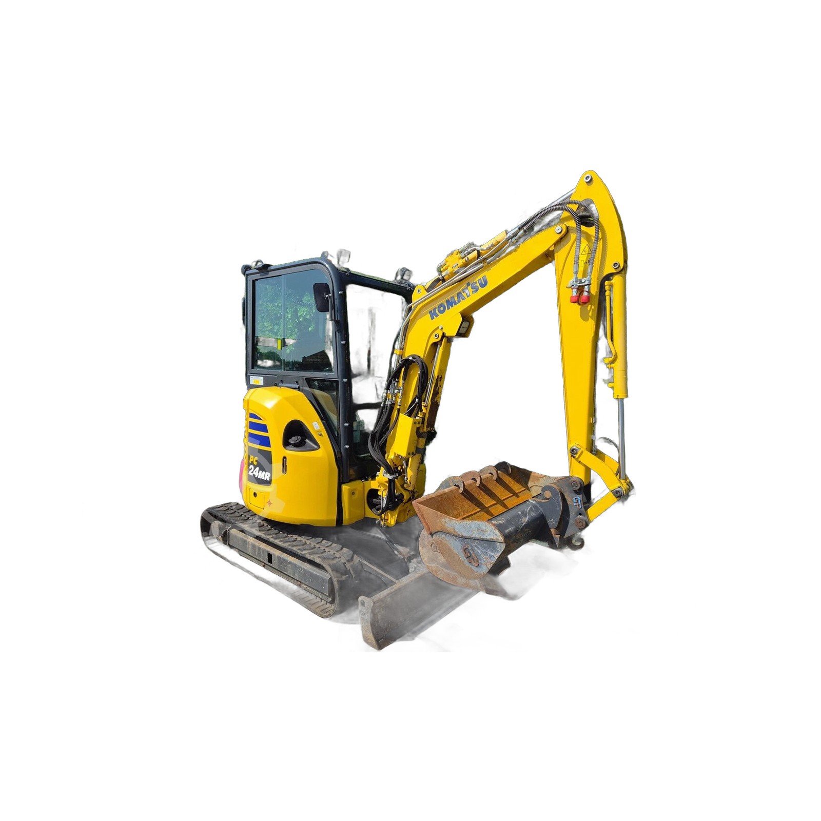 Komatsu PC24MR-5 – Mini-pelle sur chenilles – Occasion – 2022 – 2500 h – 2 490 kg – 16 kW (21,75 ch) 3