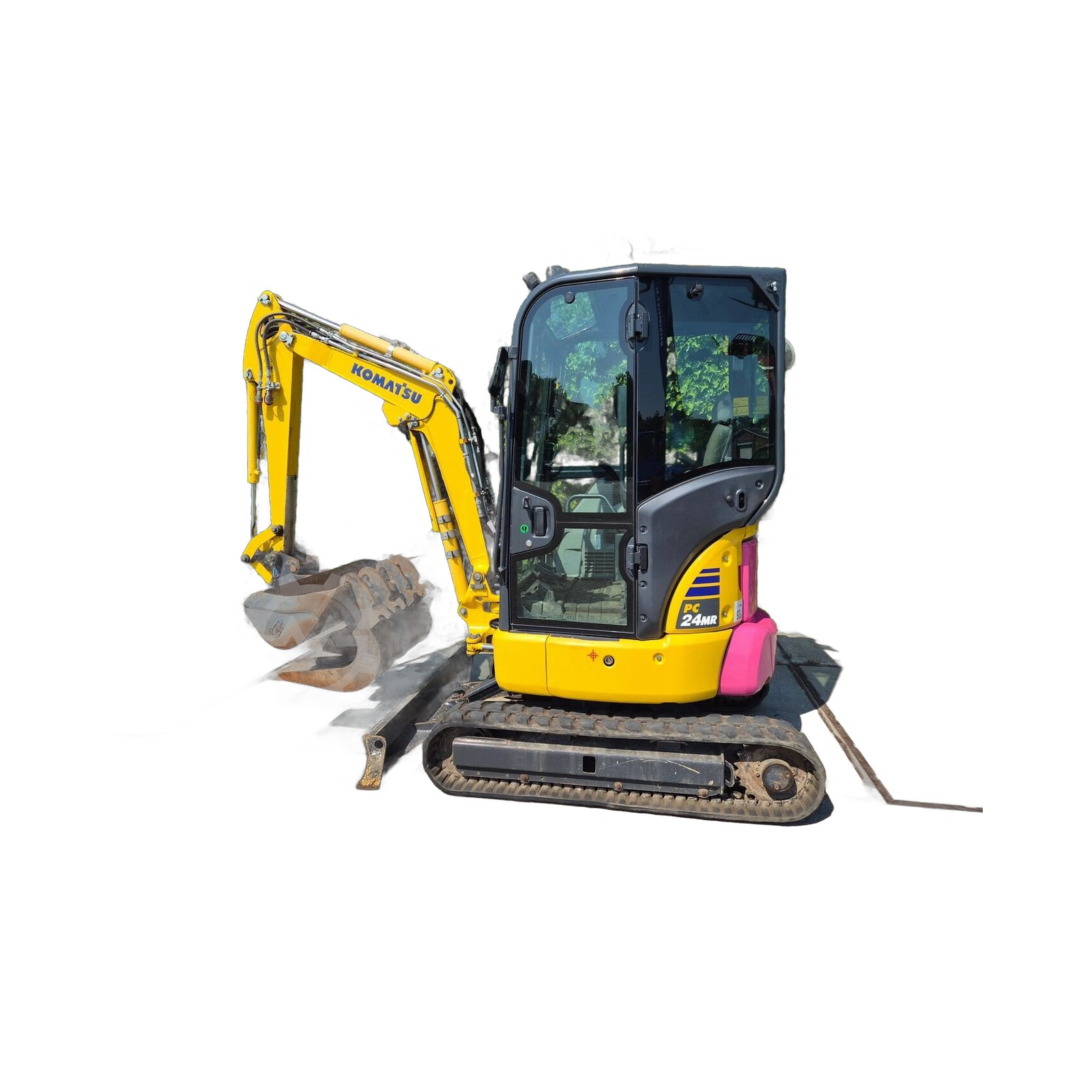 Komatsu PC24MR-5 – Mini-pelle sur chenilles – Occasion – 2022 – 2500 h – 2 490 kg – 16 kW (21,75 ch) 5