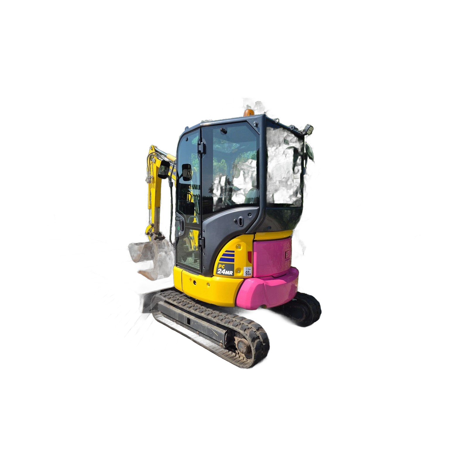 Komatsu PC24MR-5 – Mini-pelle sur chenilles – Occasion – 2022 – 2500 h – 2 490 kg – 16 kW (21,75 ch) 6