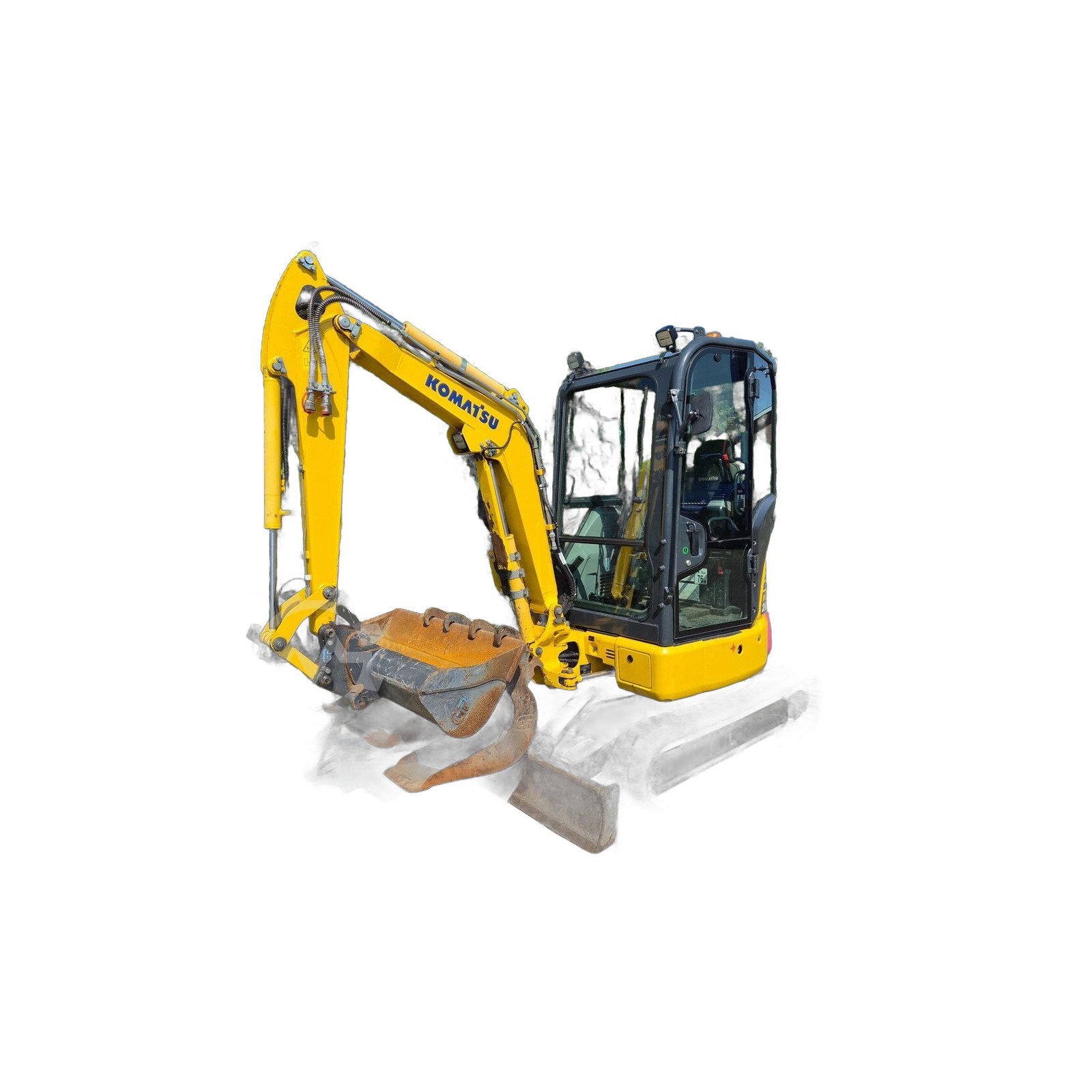 Komatsu PC24MR-5 – Mini-pelle sur chenilles – Occasion – 2022 – 2500 h – 2 490 kg – 16 kW (21,75 ch) 7