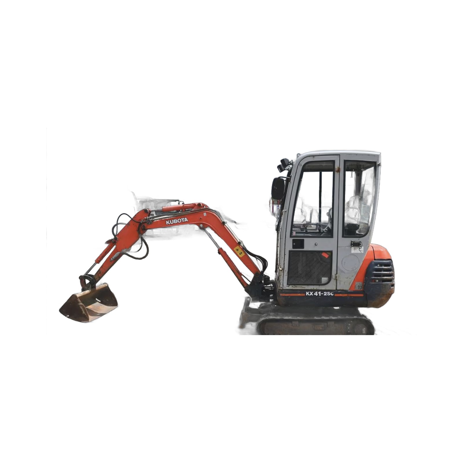 Kubota KX 41-2SC – Mini-pelle compacte – Occasion – 1996 – 5465 h – Matériel BTP contrôlé livré partout en France 4