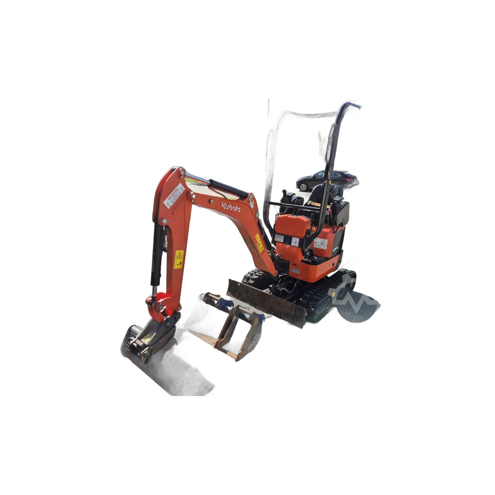 Kubota U10-5 – Mini-pelle sur chenilles – Occasion – 2023 – 495 h – Matériel BTP contrôlé livré partout en France 12