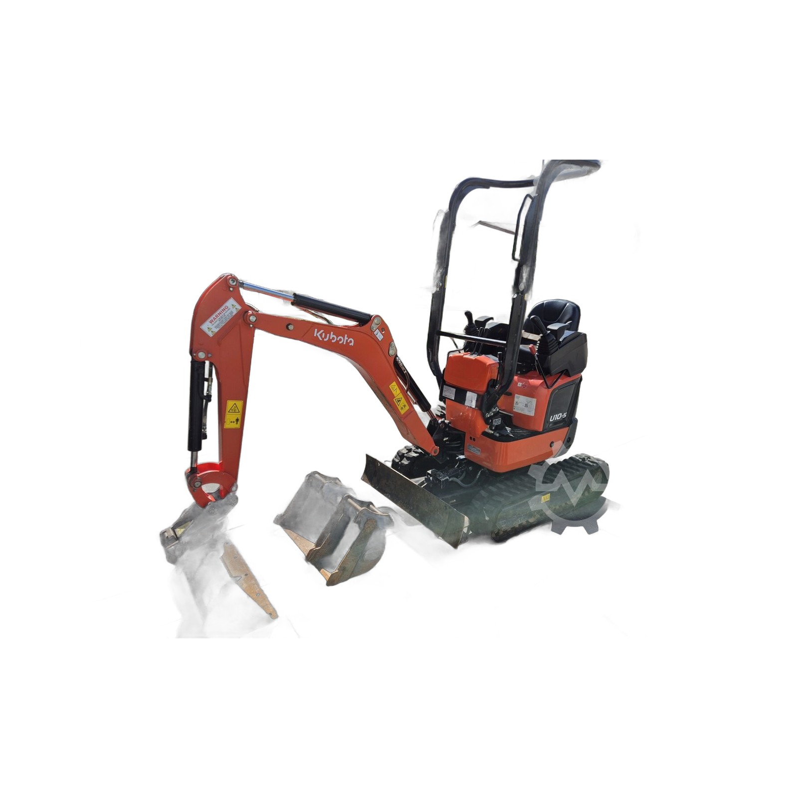 Kubota U10-5 – Mini-pelle sur chenilles – Occasion – 2023 – 495 h – Matériel BTP contrôlé livré partout en France 13