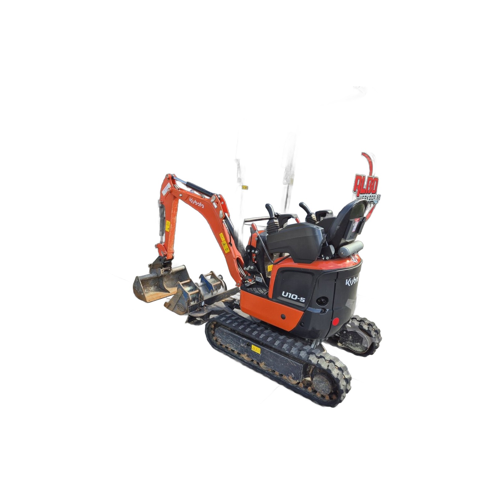Kubota U10-5 – Mini-pelle sur chenilles – Occasion – 2023 – 495 h – Matériel BTP contrôlé livré partout en France 19