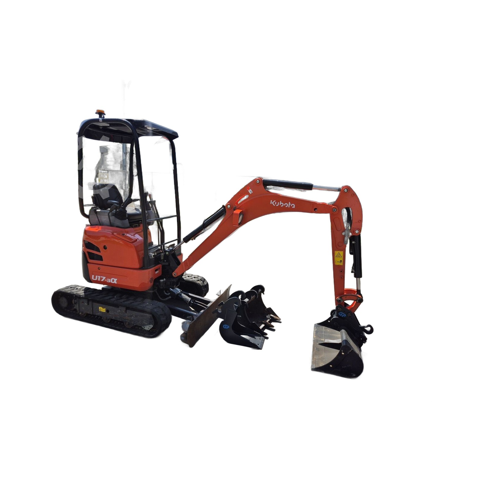 Kubota U17-3α – Mini-pelle sur chenilles – Occasion – 2023 – 750 h – Matériel BTP contrôlé livré partout en France 3