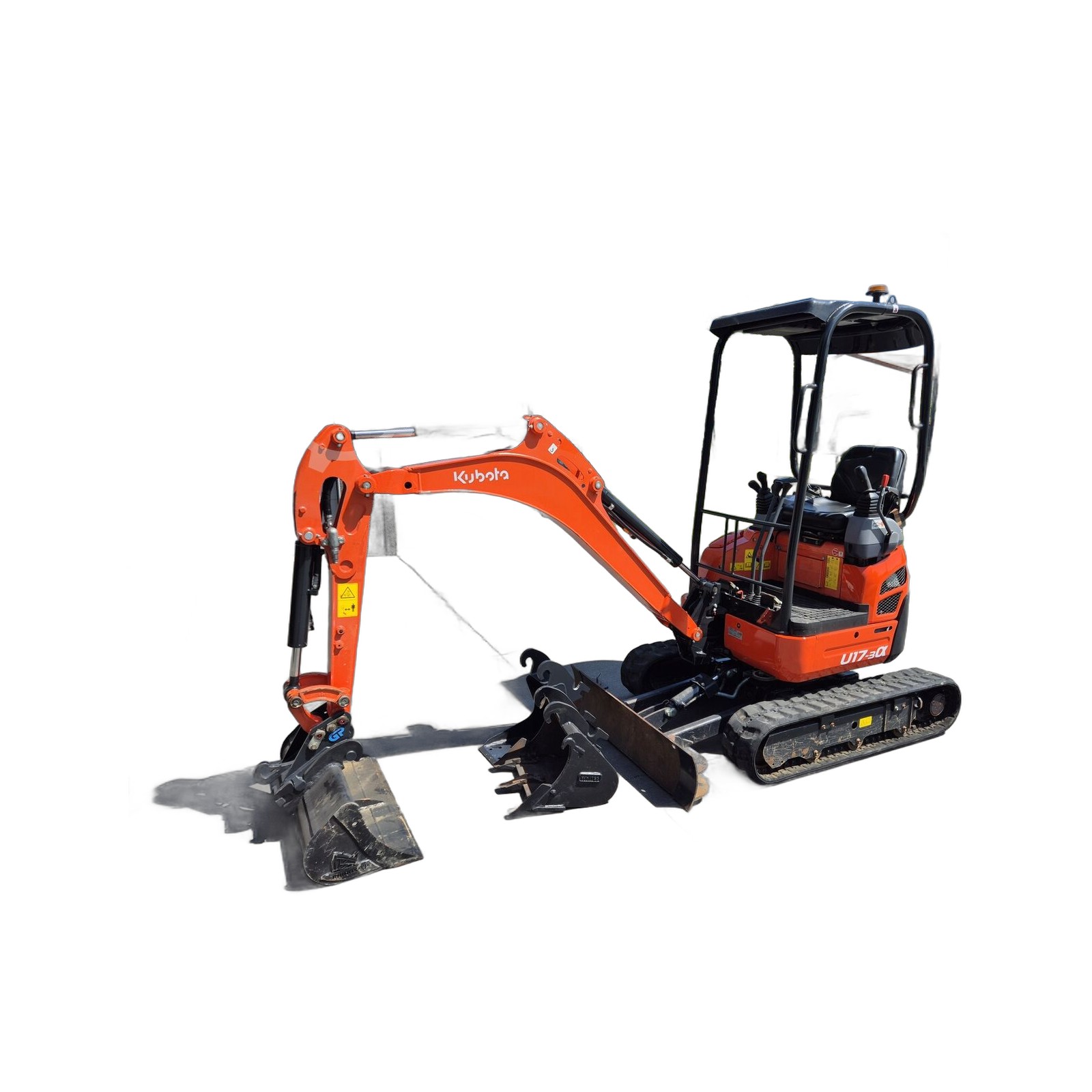 Kubota U17-3α – Mini-pelle sur chenilles – Occasion – 2023 – 750 h – Matériel BTP contrôlé livré partout en France 10