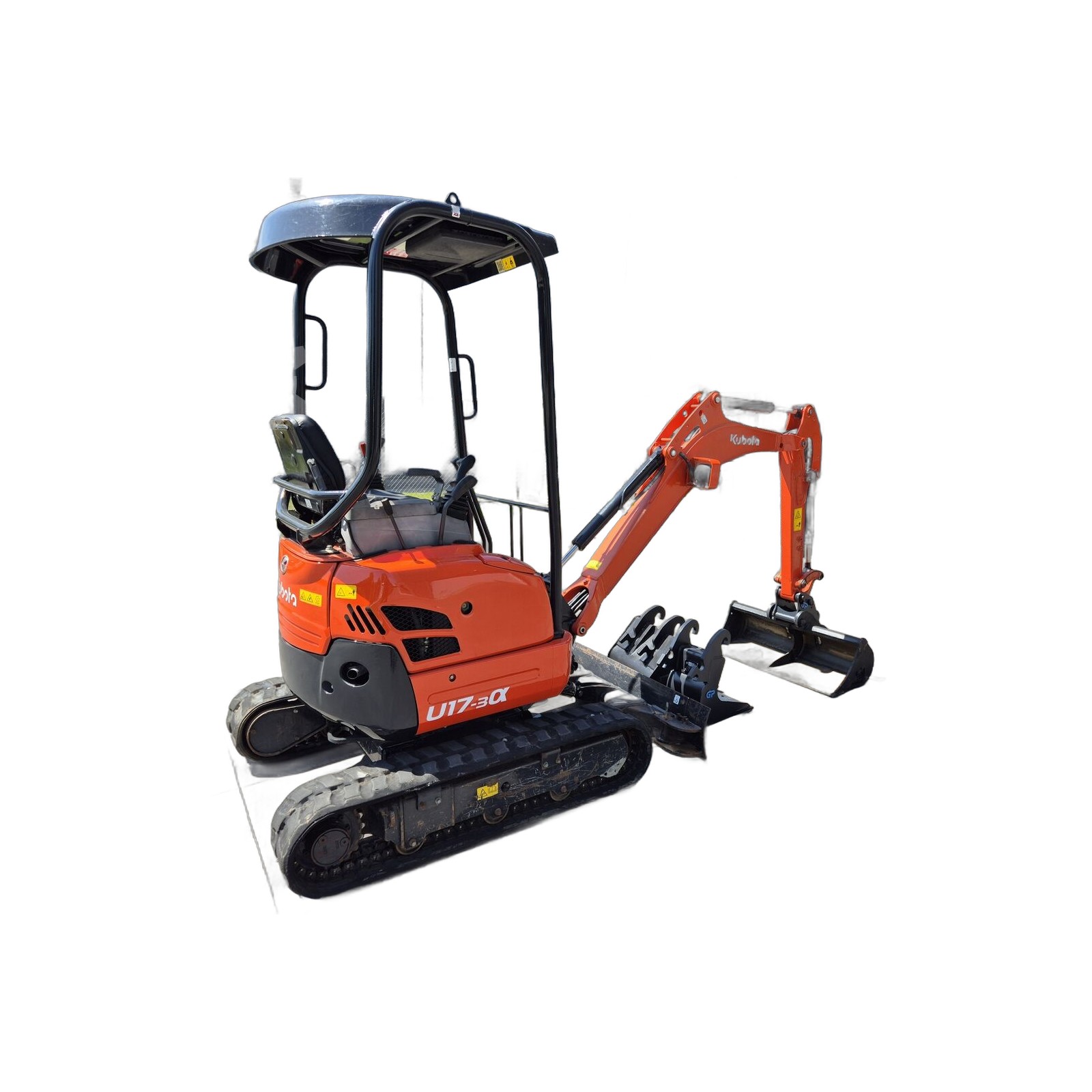 Kubota U17-3α – Mini-pelle sur chenilles – Occasion – 2023 – 750 h – Matériel BTP contrôlé livré partout en France 22
