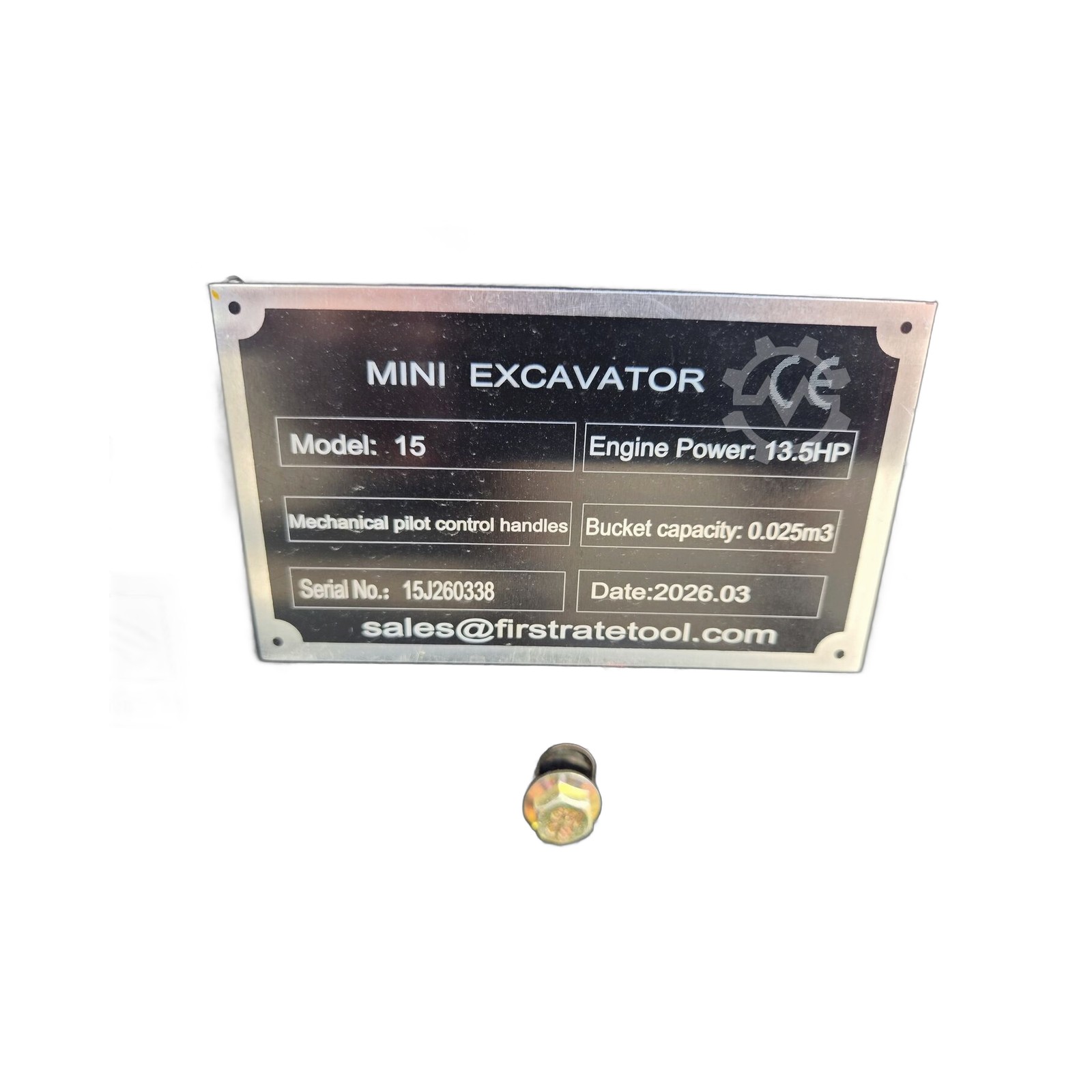 Miva VA15 – Mini-pelle sur chenilles – Occasion – 2026 – 1 500 kg – 10 kW (13,6 ch) 6
